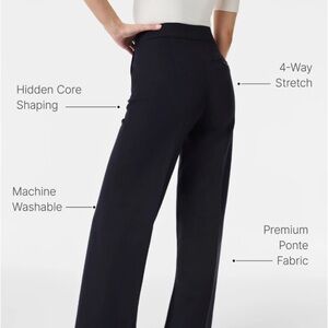 Spanx smooth perfect fit Ponte wide leg pant